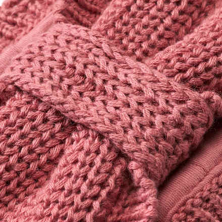 Stirnband aus Strick, rosa, Gr. 50/51 ALANA