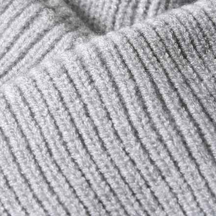 Loop Schal aus Strick, grau PUSBLU