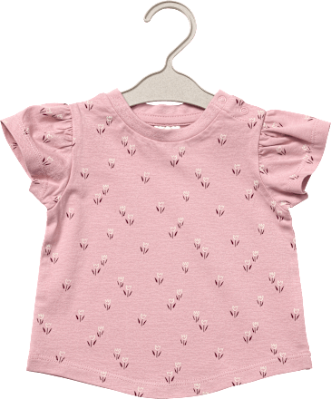 T-Shirt mit Blumen-Muster, rosa, Gr. 68 ALANA