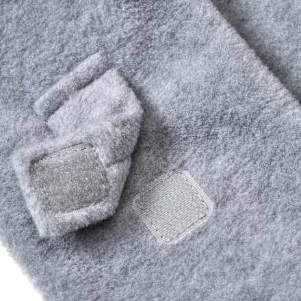 Schal aus Fleece, grau PUSBLU