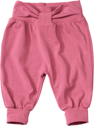 Jogginghose mit Schleifen-Detail, rosa, Gr. 68 ALANA