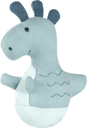 Mini Stehauf-Dino, blau fehn