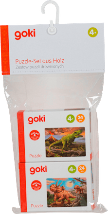 Puzzle Set mini mit Dino-Motiven 2tlg Gollnest & Kiesel