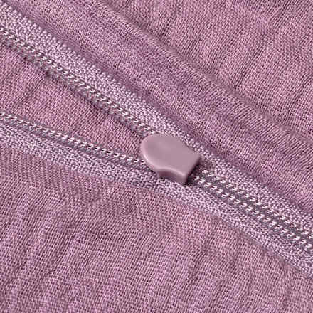 Bettwäsche-Set aus Musselin, mauve, 155 x 200 + 80 x 80 cm ALANA