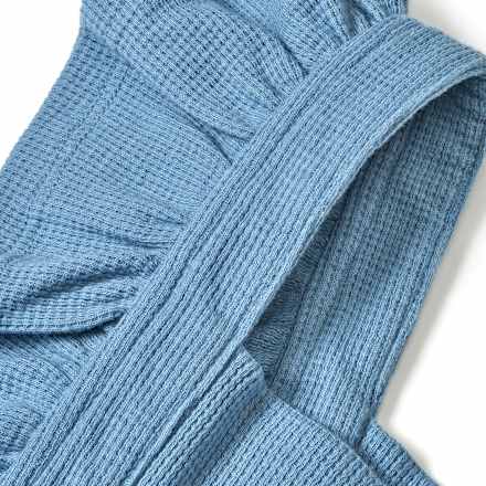 Kleid mit Waffel-Struktur, blau, Gr. 92 ALANA