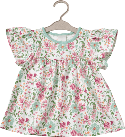 Tunika Pro Climate mit Blumen-Muster, weiß & grün, Gr. 86 ALANA