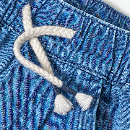 Shorts aus Jeans-Stoff & mit Kordel, blau, Gr. 116 ALANA