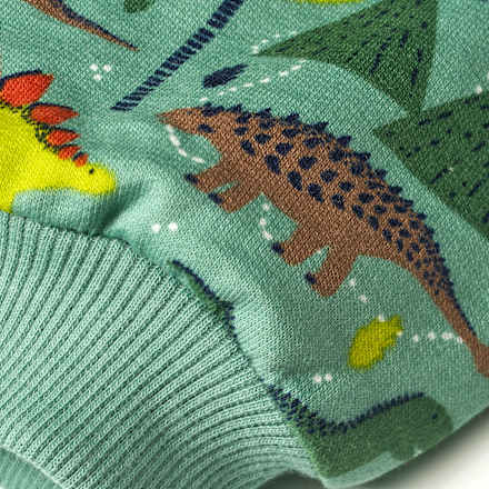 Jogginghose mit Dino-Muster, grün, Gr. 86 ALANA