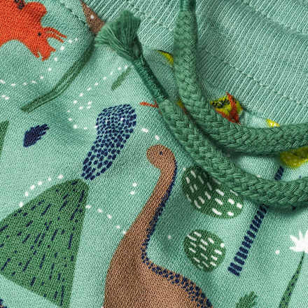 Joggingshose mit Dino-Muster, grün, Gr. 92 ALANA