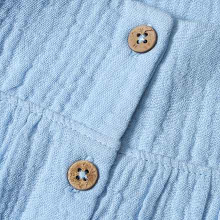 Tunika aus Musselin, blau, Gr. 98 ALANA