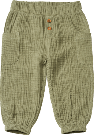 Hose aus Musselin, grün, Gr. 86 ALANA