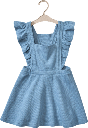 Kleid mit Waffel-Struktur, blau, Gr. 92 ALANA