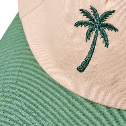 Basecap mit Palmen-Motiv, beige + grün, Gr. 54/55 ALANA