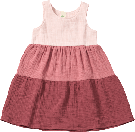 Kleid aus Musselin, rosa, Gr. 122 ALANA