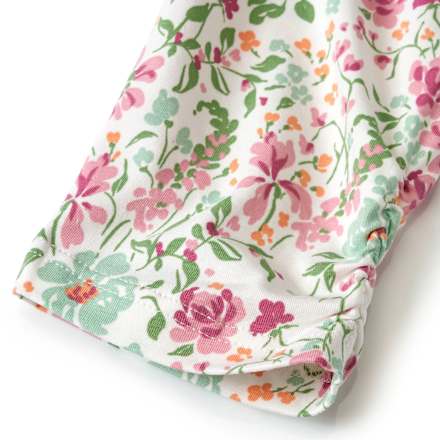 Leggings Capri Pro Climate mit Blumen-Muster, weiß, Gr. 92 ALANA
