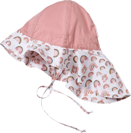 Schirmmütze mit Nackenschutz, rosa, Gr. 46/47 ALANA