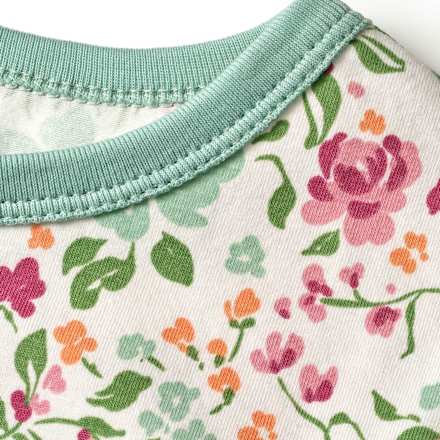 Langarmshirt Pro Climate mit Blumen-Muster, weiß & rosa, Gr. 116 ALANA