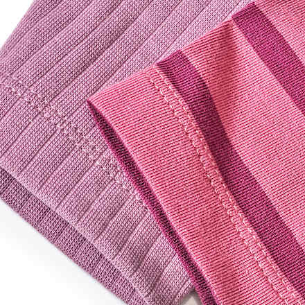 Leggings mit Ripp-Struktur + Streifen, lila + rosa, Gr. 116 ALANA