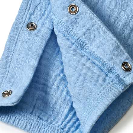 Overall aus Musselin, blau, Gr. 80 ALANA