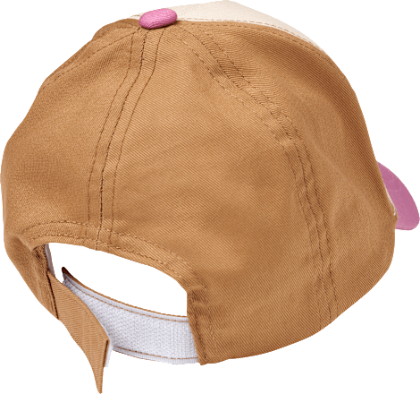 Basecap mit Regenbogen-Stickerei, beige & rosa, Gr. 54/55 PUSBLU