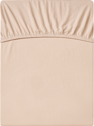 Spannbettlaken Übergröße, beige, 140 x 200 cm ALANA