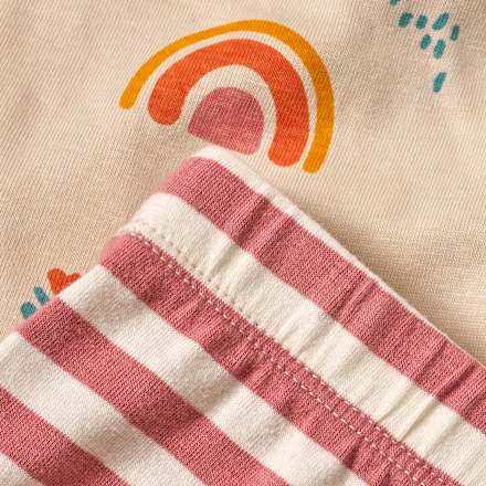 Set mit Leggings & Tunika mit Einhorn-Muster, beige, Gr. 74 ALANA