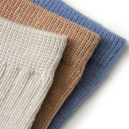 Socken, blau + grau + braun, Gr. 23/26 ALANA