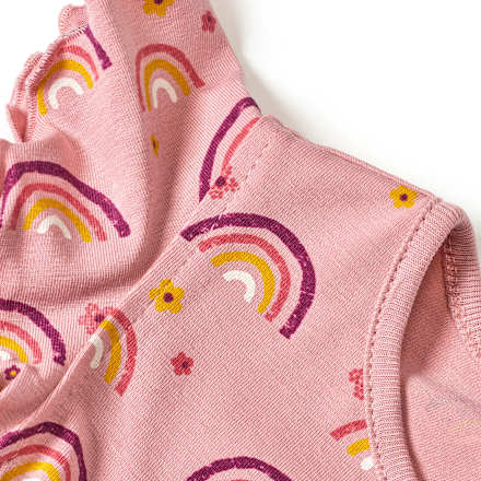 Kleid Pro Climate mit Regenbogen-Muster, rosa, Gr. 98 ALANA