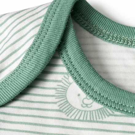 Schlafanzug mit Löwen-Muster, grün, Gr. 86/92 ALANA