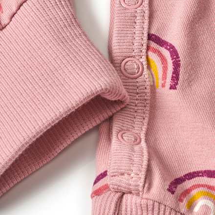 Schlafanzug Pro Climate mit Regenbogen-Muster, rosa, Gr. 62/68 ALANA