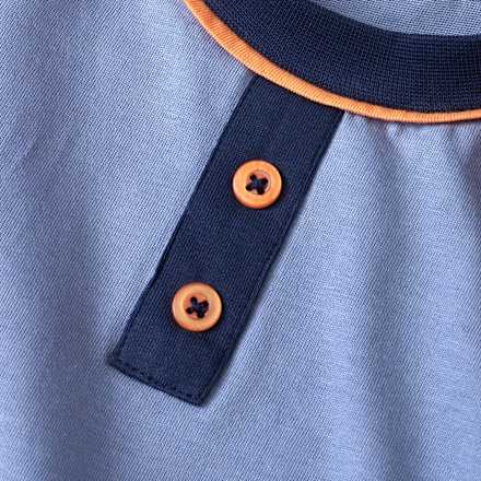 Schlafanzug mit Skateboard-Motiv, blau, Gr. 134/140 ALANA