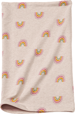 Loop Schal mit Regenbogen-Muster, beige ALANA
