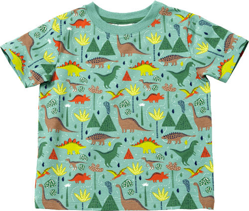 T-Shirt Pro Climate mit Dino-Muster, grün, Gr. 104 ALANA