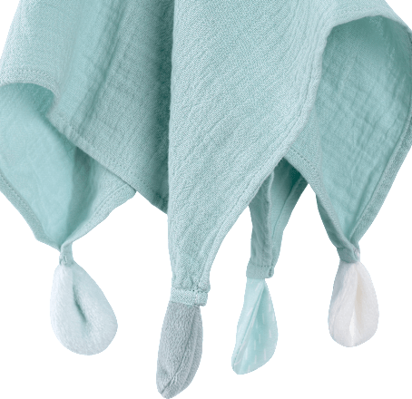 Schmusetuch Eisbär, blau fehn