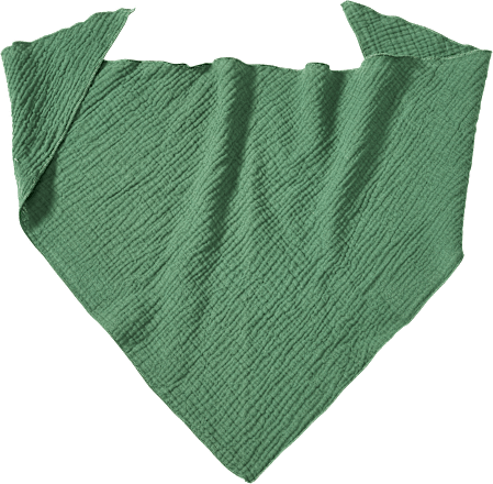 Schal aus Musselin, grün ALANA