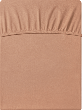 Spannbettlaken Doppelgröße, braun, 180 x 200 cm ALANA