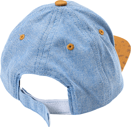 Basecap mit Tier-Motiven, blau & braun, Gr. 48/49 PUSBLU