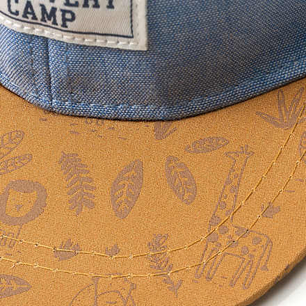 Basecap mit Tier-Motiven, blau & braun, Gr. 52/53 PUSBLU