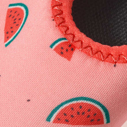 Badeschuhe mit Melonen-Muster, rosa, Gr. 21/22 PUSBLU