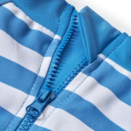 UV Shirt mit Flusskrebs-Motiv, blau & weiß, Gr. 110/116 PUSBLU