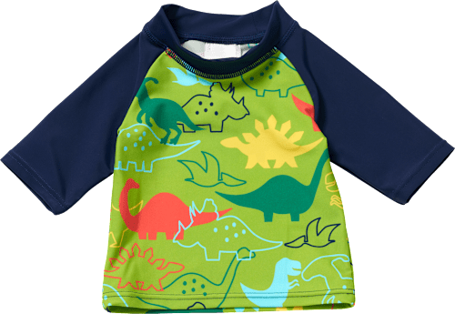 UV Shirt mit Dino-Muster, grün & blau, Gr. 62/68 PUSBLU