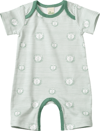 Schlafanzug mit Löwen-Muster, grün, Gr. 86/92 ALANA