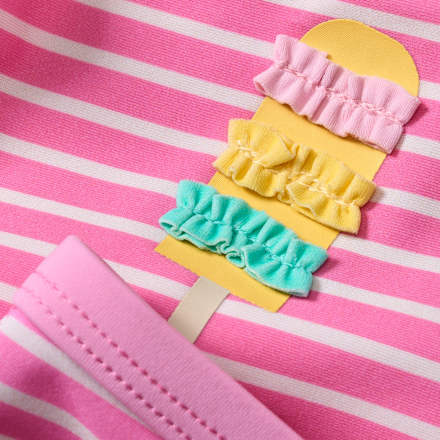 Tankini mit Eis-Motiv, rosa, Gr. 110/116 PUSBLU