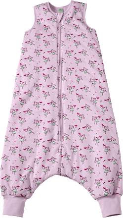 Schlafsack mit Beinen 2 TOG mit Feen-Muster, lila, 110 cm ALANA