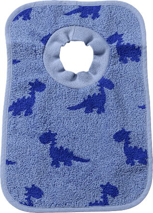 Lätzchen mit Dino-Muster, blau ALANA