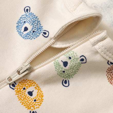 Schlafanzug mit Bären-Muster, beige, Gr. 46/48 ALANA