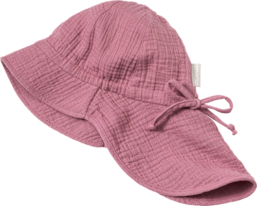 Schirmmütze aus Musselin, rosa, Gr. 52/53 ALANA