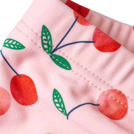 UV Badehose mit Kirsch-Muster, rosa, Gr. 122/128 PUSBLU