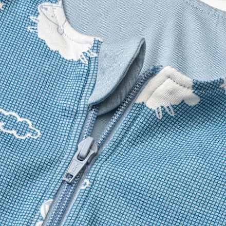 Schlafsack 1 TOG mit Schaf-Muster, blau, 110 cm ALANA