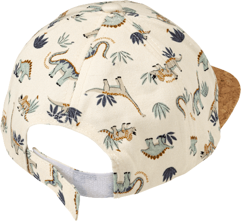 Basecap mit Dino-Muster, beige, Gr. 54/55 PUSBLU